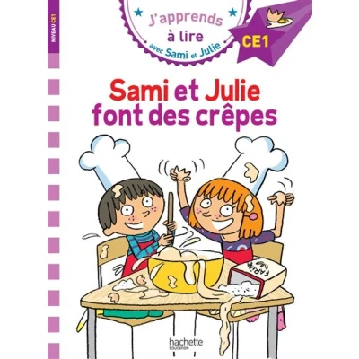 Image de Sami et Julie CE1 font des crêpes