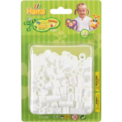 Afbeelding van Hama Strijkkralen Maxi Wit, 250st.