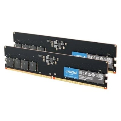 Afbeelding van Crucial CT2K8G56C46U5 Werkgeheugenset voor PC Retail DDR5 16 GB 2 x 8 On die ECC 5600 MHz 288 pins DIMM CL46