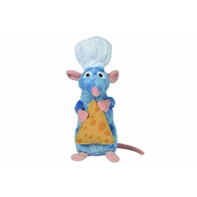 Afbeelding van Simba 6315874987 Disney pluche dier Remy, met muts en kaas, ± 25 cm