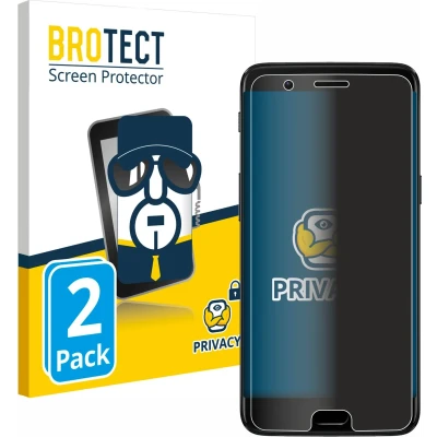 Afbeelding van BROTECT privacy screenprotector voor OnePlus 5 Folie Beschermfolie Blauwlichtfilter (2 Stuks)