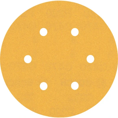 Image de BOSCH 2608901123 Feuille abrasive Expert C470 Best pour le bois et la peinture, diamètre 150 mm, grain 220, 6 trous (50 pcs)