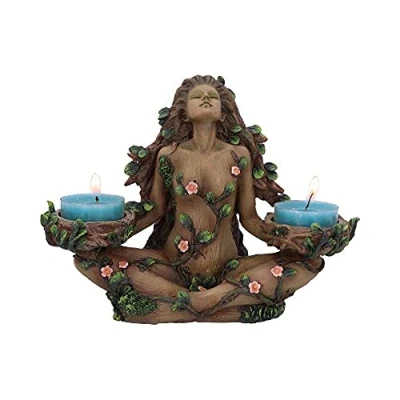 Afbeelding van Nemesis Now Balance of Nature Theelichthouder Boom Bruin 19 cm