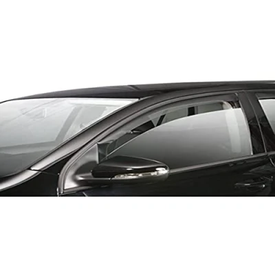 Afbeelding van ClimAir CLI0033399 Zijwindscherm Ruitsparing, Voor Rookgrijs SKODA: Fabia 2