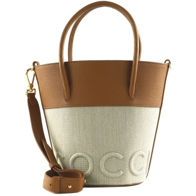 Afbeelding van Coccinelle Myrtha Handtas, Dames, Maat: One Size, Natural/cuir