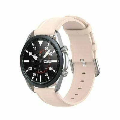 Afbeelding van Garmin Forerunner 255 Classic leren bandje Roze leather