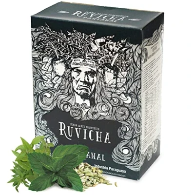 Afbeelding van 🌿Yerba Maté Ruvicha Pantanal 500 g + geschenkmonster (50 g): rijk aan antioxidanten en vitaminen, versnelt de stofwisseling zonder suiker