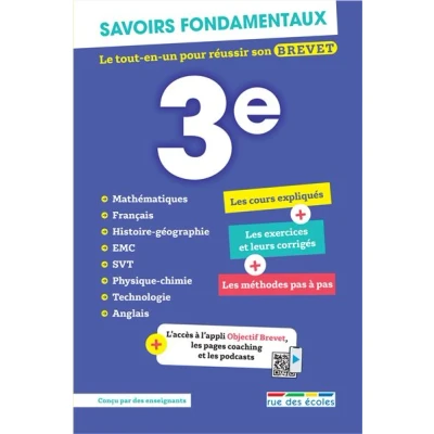 Image de Savoirs fondamentaux 3e Toutes les matières