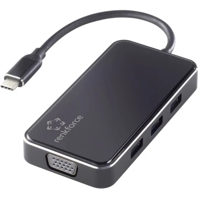Afbeelding van Renkforce RF HUB 230 USB C laptopdockingstation Geschikt voor merk: Universeel Power Delivery