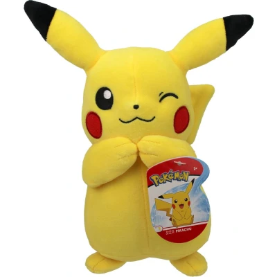 Afbeelding van Pokémon Knuffel Pluche Pikachu Knipoog, 20cm