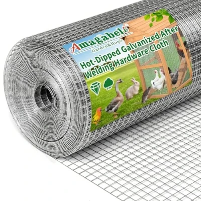 Afbeelding van Amagabeli DA008 gaas hek vuurgelast verzinkt 1 m x 20 12,7 mm 0,8 21 gauge