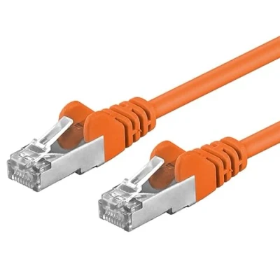 Afbeelding van PremiumCord SP6ASFTP020E Netwerkkabel Oranje Cat6a SF/UTP (S FTP) (S/UTP, CAT6a, 2 m),