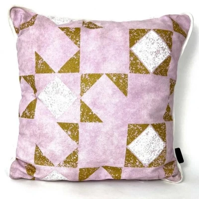 Afbeelding van Madison sierkussen 50x50 cm Mozaic pink