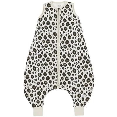 Afbeelding van Meyco baby Leopard winter slaapoverall jumper sand melange 104cm