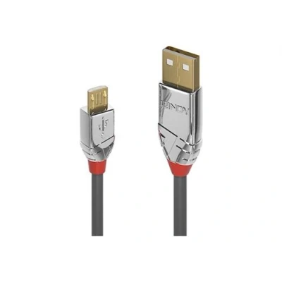 Image de Lindy CROMO Câble USB (M) pour Micro de type B 2.0 1 m rond gris