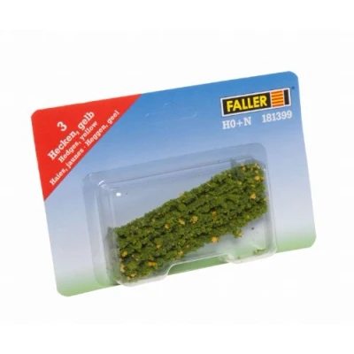 Afbeelding van Faller 3 Heggen, geel bloeiend modelbouwsets, hobbybouwspeelgoed voor kinderen, modelverf en accessoires