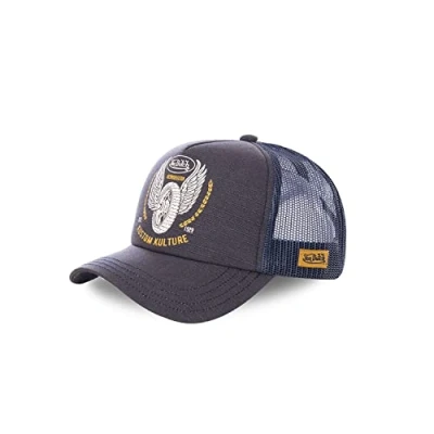 Afbeelding van Von Dutch Cap Marine Trucker Net Crew Custom Culture, Blauw