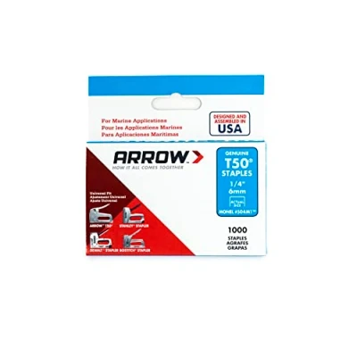 Afbeelding van Arrow nieten voor tacker, T50 1/4 6mm, rustproof, 1000 stuks