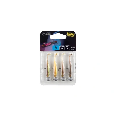 Image de Fox Rage Micro Tiddler Fast Mixed UV Colour Pack Loaded 5cm + 3g (4pcs) 1 Shad