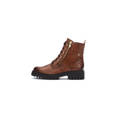 Afbeelding van Pikolinos Aviles W6P Veterboots, Dames, Maat: 38, Cuero Leer