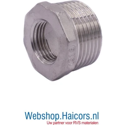 Afbeelding van RVS Nr. 241 Verloopring buitendraad x binnendraad 1 1/2 inch