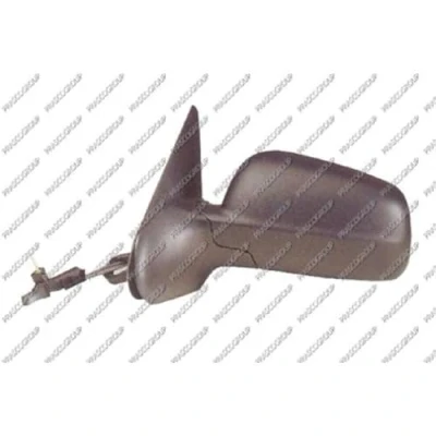 Afbeelding van Buitenspiegel Prasco ST0317126 rechts Met grondlaag Manueel, Mechanisch Van binnen instelbaar, Instellen: kabel, Grote spiegelbehuizing SEAT: Ibiza 2