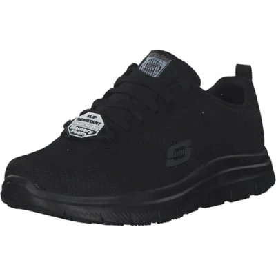 Image de Skechers Homme Flex Advantage bendon Baskets, Black Mesh Water Stain Repellent Treatment, 41 EU