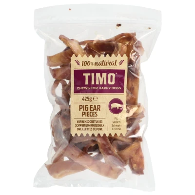 Afbeelding van Timo Varkensoorstukjes Hondensnacks 425 g