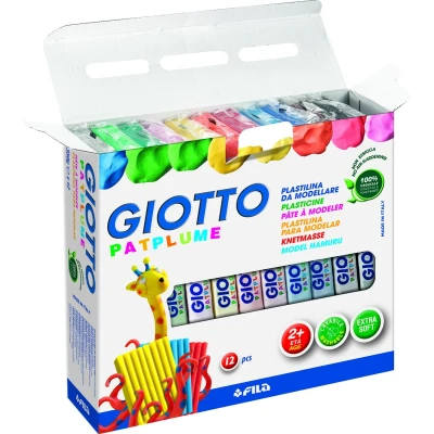 Afbeelding van Giotto Patplume Boetseerpasta Veelkleurig 12 x 350g