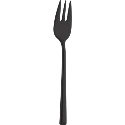 Afbeelding van Amefa Metropole Taartvork Zwart PVD (12 Stuks) DX698 Restaurant Hotel Professioneel
