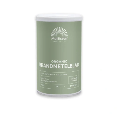 Afbeelding van Mattisson Biologisch Brandnetelblad poeder 200 g