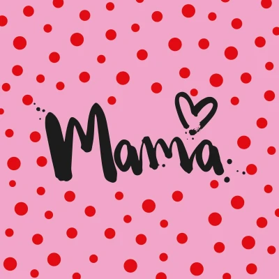 Afbeelding van PPD Lunch servetten Formart Mama