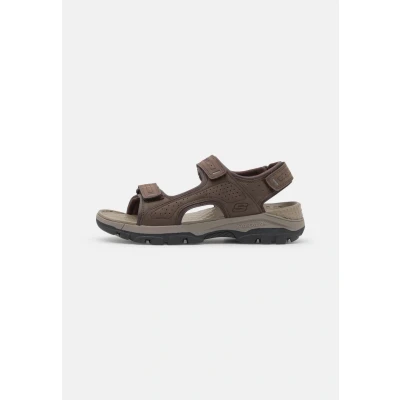 Afbeelding van Skechers Tresmen Garo Heren Sandalen Donkerbruin Maat 40