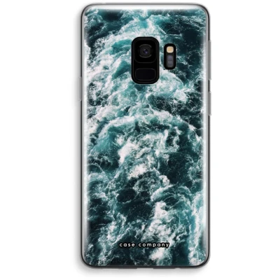 Afbeelding van hoesje geschikt voor Samsung Galaxy S9 Zee golf Soft Cover Telefoonhoesje Bescherming aan alle Kanten en Schermrand