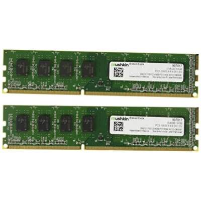 Afbeelding van Mushkin Essentials Serie geheugenmodule 16 GB 2 x 8 DDR3 1333 MHz