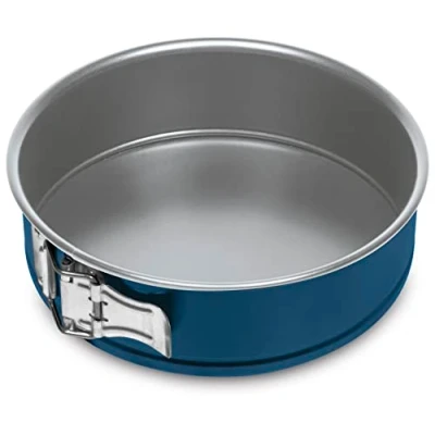 Afbeelding van Guardini XBake Springvorm Cakeblik Taartvorm Cakevorm 18 cm Staal Blauw &amp; Zilver