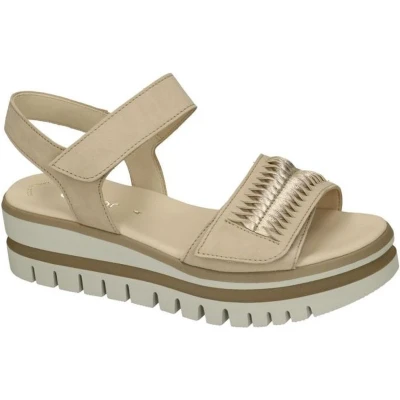 Afbeelding van Gabor Dames beige sandalen maat 37.5