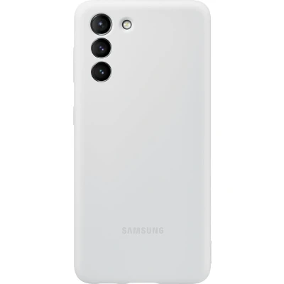 Afbeelding van Samsung Silicone Hoesje Galaxy S21 Light Gray