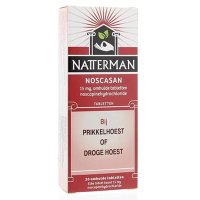 Afbeelding van Natterman Noscasan Tablet Omhuld 15mg