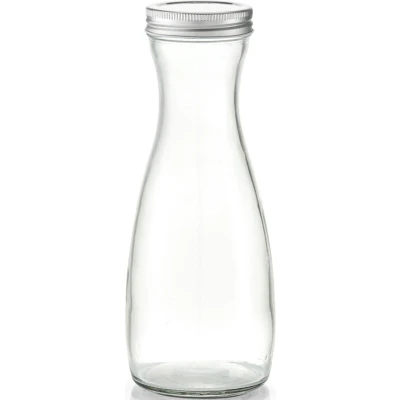 Afbeelding van Zeller Karaf met schroefdeksel glas 1000ml schenkkan