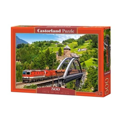 Image de Puzzle Castorland Train sur le pont, 500 pièces