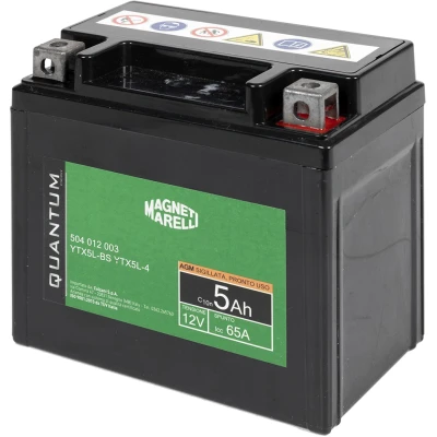 Afbeelding van QUANTUM ENERGY Magneti Marelli 3623 Accu 12V 5Ah 65A