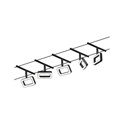 Afbeelding van Paulmann WS DC Frame Kabelsysteem compleet Zwart (mat), Chroom
