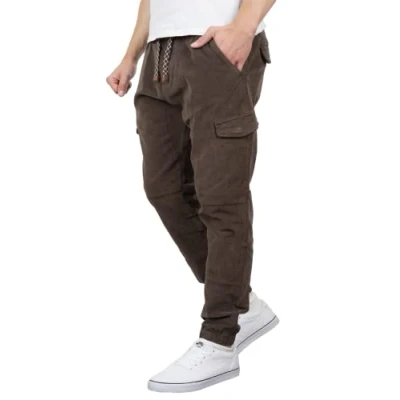 Afbeelding van Indicode Sydney Cargobroek voor heren, corduroy, Bruin