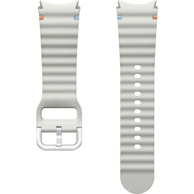 Afbeelding van Samsung Galaxy Watch7 Smartwatchbandje Sport Band Maat (S/M) Zilver