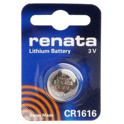 Afbeelding van Renata Cr1616 lithiumbatterij, 3 V, gemaakt in Zwitserland, elektrische accessoires