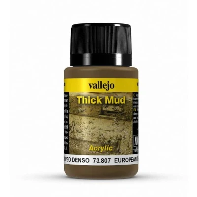Afbeelding van Vallejo Weathering Effects Thick Mud European 40 Ml