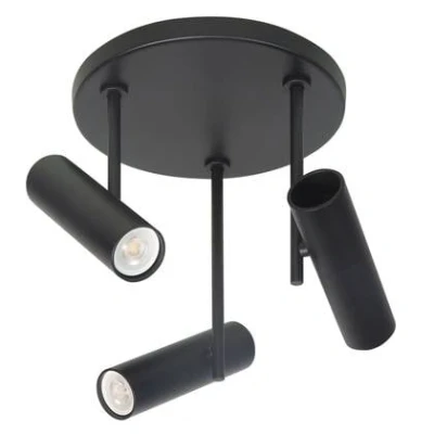 Afbeelding van Spot Trend Zwart Mini GU 10 Ø 35mm 3 Lichts