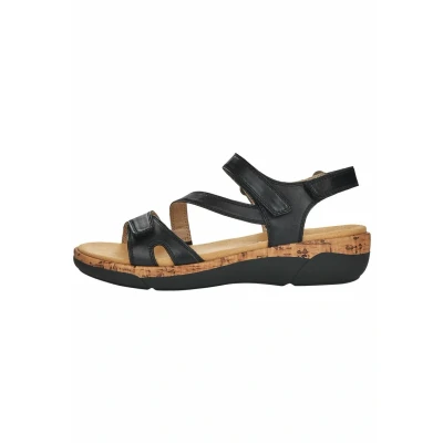 Afbeelding van Remonte Outdoorsandalen schwarz, Dames, Maat: 38, Schwarz Leer