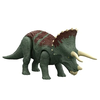 Afbeelding van Jurassic World Roar Strikers™ Triceratops actiefiguur Speelgoed Dinosaurus
